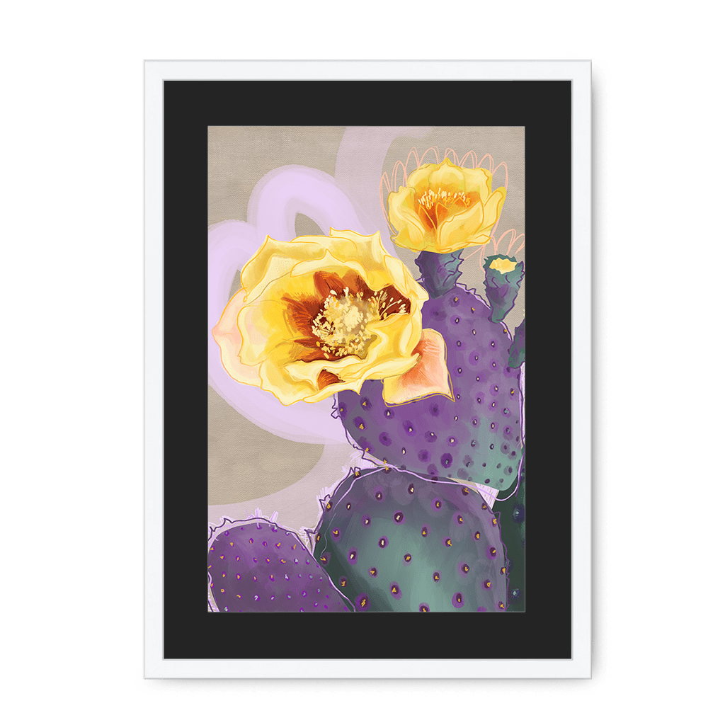 Purple Sundaze Framed Print Heat Flares A3 (297 X 420 mm) / White / Black Mount Framed Print