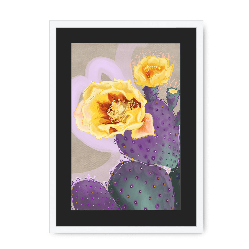 Purple Sundaze Framed Print Heat Flares A3 (297 X 420 mm) / White / Black Mount Framed Print