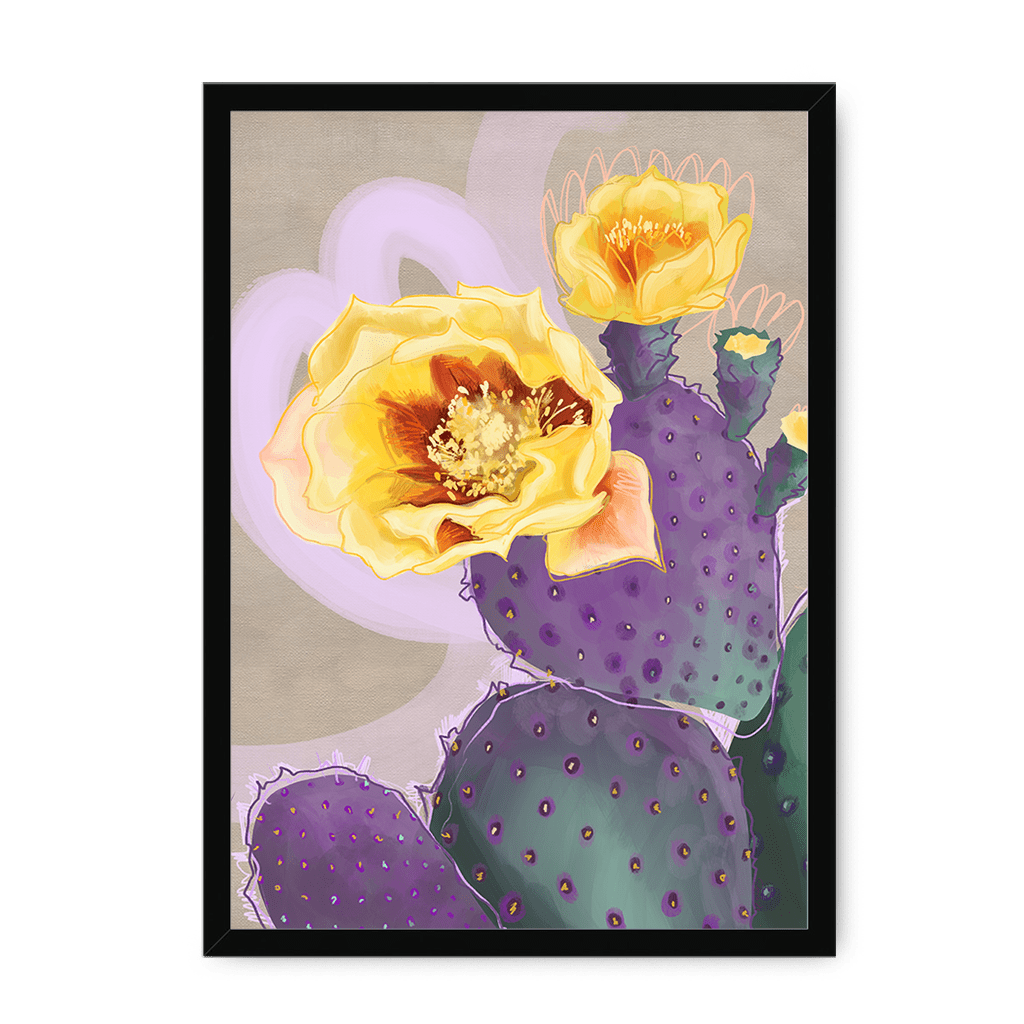 Purple Sundaze Framed Print Heat Flares A3 (297 X 420 mm) / Black / No Mount (All Art) Framed Print