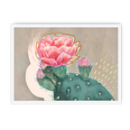Prickly In Pink Framed Print Heat Flares A3 (297 X 420 mm) / White / No Mount (All Art) Framed Print