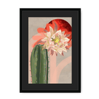 Bloodmoon Bloom Framed Print Heat Flares A3 (297 X 420 mm) / Black / Black Mount Framed Print