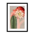 Bloodmoon Bloom Framed Print Heat Flares A3 (297 X 420 mm) / Black / White Mount Framed Print