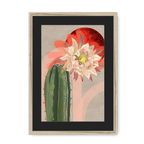 Bloodmoon Bloom Framed Print Heat Flares A3 (297 X 420 mm) / Natural / Black Mount Framed Print