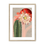 Bloodmoon Bloom Framed Print Heat Flares A3 (297 X 420 mm) / Natural / White Mount Framed Print