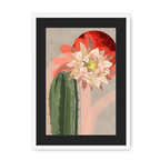 Bloodmoon Bloom Framed Print Heat Flares A3 (297 X 420 mm) / White / Black Mount Framed Print