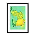 Limoni Giclée Framed Print Intercontinental Fruitery A3 (297 X 420 mm) / Black / White Mount Framed Print