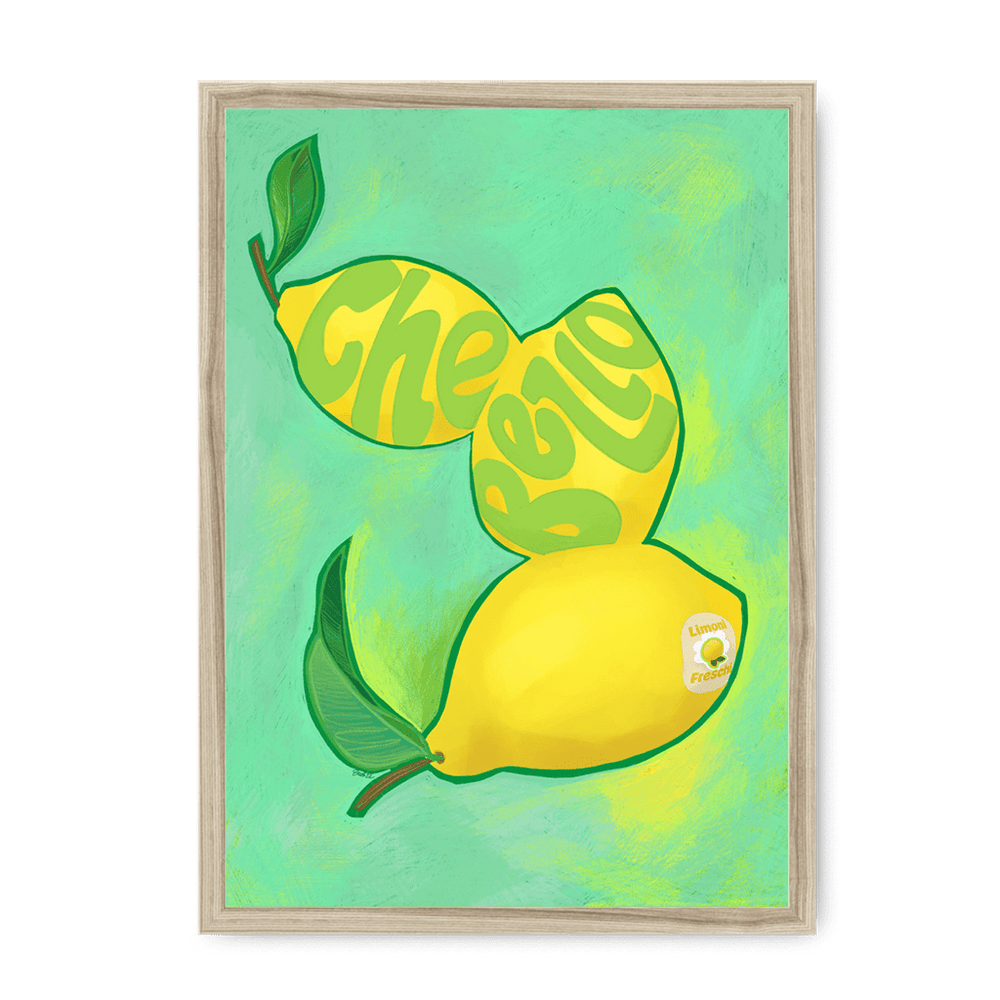 Limoni Giclée Framed Print Intercontinental Fruitery A3 (297 X 420 mm) / Natural / No Mount (All Art) Framed Print