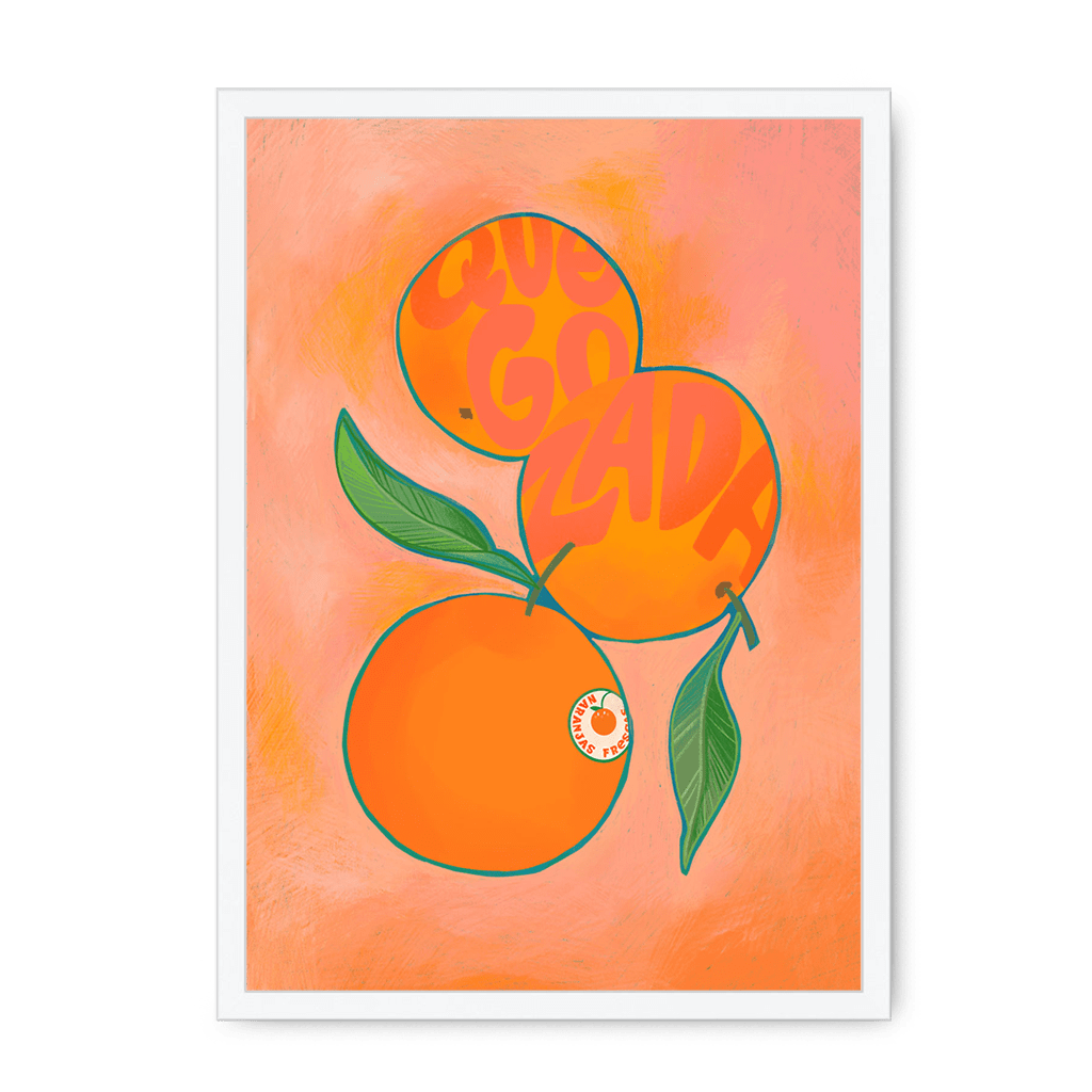 Naranjas Giclée Framed Print Intercontinental Fruitery A3 (297 X 420 mm) / White / No Mount (All Art) Framed Print