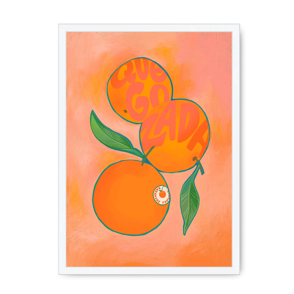 Naranjas Giclée Framed Print Intercontinental Fruitery A3 (297 X 420 mm) / White / No Mount (All Art) Framed Print