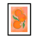 Naranjas Giclée Framed Print Intercontinental Fruitery A3 (297 X 420 mm) / Black / White Mount Framed Print