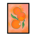 Naranjas Giclée Framed Print Intercontinental Fruitery A3 (297 X 420 mm) / Black / No Mount (All Art) Framed Print