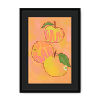 Apfel  Giclée Framed Print Intercontinental Fruitery A3 (297 X 420 mm) / Black / Black Mount Framed Print