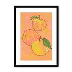 Apfel  Giclée Framed Print Intercontinental Fruitery A3 (297 X 420 mm) / Black / White Mount Framed Print