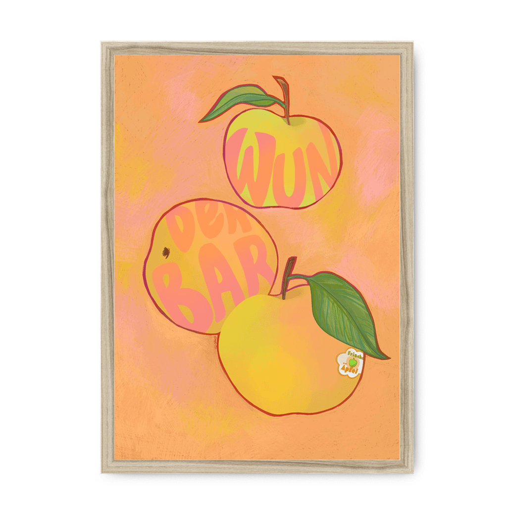 Apfel  Giclée Framed Print Intercontinental Fruitery A3 (297 X 420 mm) / Natural / No Mount (All Art) Framed Print