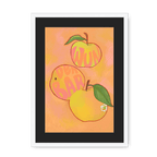 Apfel  Giclée Framed Print Intercontinental Fruitery A3 (297 X 420 mm) / White / Black Mount Framed Print