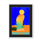 Fruitery Totem Blue Framed Print Intercontinental Fruitery A3 (297 X 420 mm) / White / Black Mount Framed Print