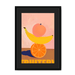 Fruitery Totem Yellow Framed Print Intercontinental Fruitery A3 (297 X 420 mm) / Black / Black Mount Framed Print