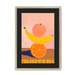 Fruitery Totem Yellow Framed Print Intercontinental Fruitery A3 (297 X 420 mm) / Natural / Black Mount Framed Print