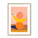 Fruitery Totem Yellow Framed Print Intercontinental Fruitery A3 (297 X 420 mm) / Natural / White Mount Framed Print