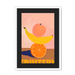 Fruitery Totem Yellow Framed Print Intercontinental Fruitery A3 (297 X 420 mm) / White / Black Mount Framed Print