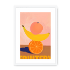 Fruitery Totem Yellow Framed Print Intercontinental Fruitery A3 (297 X 420 mm) / White / White Mount Framed Print