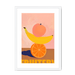 Fruitery Totem Yellow Framed Print Intercontinental Fruitery A3 (297 X 420 mm) / White / White Mount Framed Print