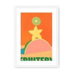 Fruitery Totem Green Framed Print Intercontinental Fruitery A3 (297 X 420 mm) / White / White Mount Framed Print