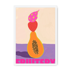 Fruitery Totem Pink Framed Print Intercontinental Fruitery A3 (297 X 420 mm) / White / No Mount (All Art) Framed Print