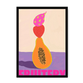 Fruitery Totem Pink Framed Print Intercontinental Fruitery A3 (297 X 420 mm) / Black / No Mount (All Art) Framed Print