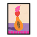 Fruitery Totem Pink Framed Print Intercontinental Fruitery A3 (297 X 420 mm) / Black / No Mount (All Art) Framed Print