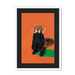 Red Panda OG Framed Print Food Fur & Feathers A3 (297 X 420 mm) / White / Black Mount Framed Print