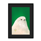 Profoundly Roundly Framed Print Food Fur & Feathers A3 (297 X 420 mm) / Black / Black Mount Framed Print