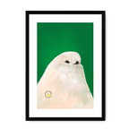 Profoundly Roundly Framed Print Food Fur & Feathers A3 (297 X 420 mm) / Black / White Mount Framed Print