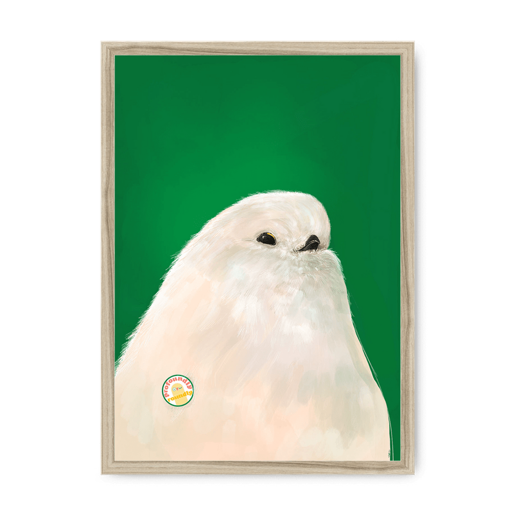 Profoundly Roundly Framed Print Food Fur & Feathers A3 (297 X 420 mm) / Natural / No Mount (All Art) Framed Print