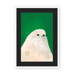 Profoundly Roundly Framed Print Food Fur & Feathers A3 (297 X 420 mm) / White / Black Mount Framed Print