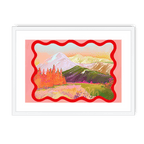 Summer Slopes Framed Print Kitsch Kanaveral A3 (297 X 420 mm) / White / White Mount Framed Print