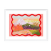 Summer Slopes Framed Print Kitsch Kanaveral A3 (297 X 420 mm) / White / White Mount Framed Print