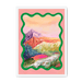 Pastel Peaks Framed Print Kitsch Kanaveral A3 (297 X 420 mm) / White / No Mount (All Art) Framed Print