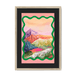 Pastel Peaks Framed Print Kitsch Kanaveral A3 (297 X 420 mm) / Natural / Black Mount Framed Print