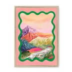 Pastel Peaks Framed Print Kitsch Kanaveral A3 (297 X 420 mm) / Natural / No Mount (All Art) Framed Print