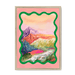 Pastel Peaks Framed Print Kitsch Kanaveral A3 (297 X 420 mm) / Natural / No Mount (All Art) Framed Print