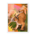 Tufted Whimsy Framed Print Pawky Paws A3 (297 X 420 mm) / White / No Mount (All Art) Framed Print