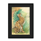 Spring Steppe Framed Print Pawky Paws A3 (297 X 420 mm) / Black / Black Mount Framed Print