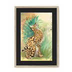 Spring Steppe Framed Print Pawky Paws A3 (297 X 420 mm) / Natural / Black Mount Framed Print