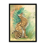 Spring Steppe Framed Print Pawky Paws A3 (297 X 420 mm) / Black / No Mount (All Art) Framed Print