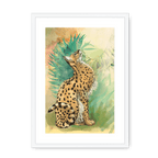 Spring Steppe Framed Print Pawky Paws A3 (297 X 420 mm) / White / White Mount Framed Print