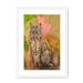 Bobcat Botanica Framed Print Pawky Paws A3 (297 X 420 mm) / White / White Mount Framed Print