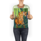 Jungle Stripes Giclée Art Print Pawky Paws A3 (29.7 X 42 cm) Art Print