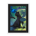 Midnight Prowl Framed Print Pawky Paws A3 (297 X 420 mm) / White / Black Mount Framed Print