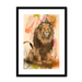 Savannah Suave Framed Print Pawky Paws A3 (297 X 420 mm) / Black / White Mount Framed Print